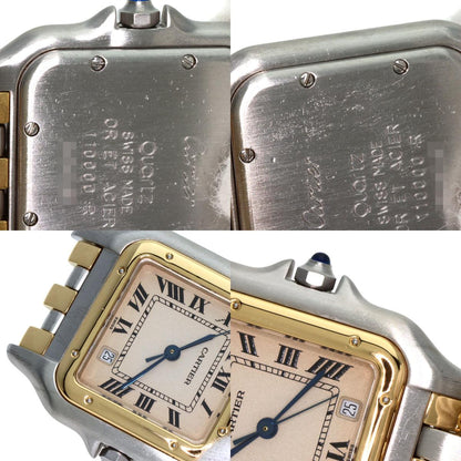CARTIER カルティエ W25028B8 パンテール MM 3ロウ 腕時計 SS ボーイズ 中古