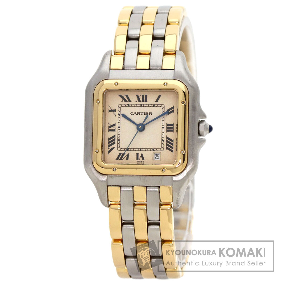 CARTIER カルティエ W25028B8 パンテール MM 3ロウ 腕時計 SS ボーイズ 中古