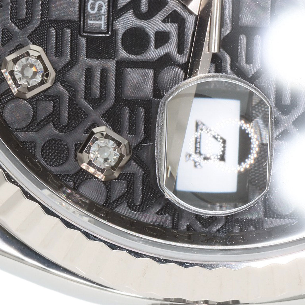 ROLEX ロレックス 116234G デイトジャスト 10P ダイヤモンド 腕時計 SS メンズ 中古
