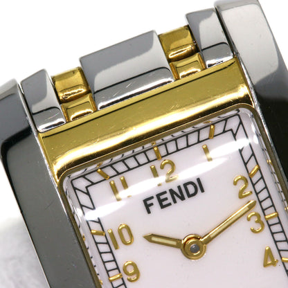 FENDI フェンディ 7000L スクエアフェイス 腕時計 SS レディース 中古