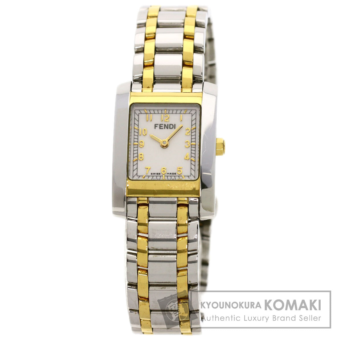 FENDI フェンディ 7000L スクエアフェイス 腕時計 SS レディース 中古