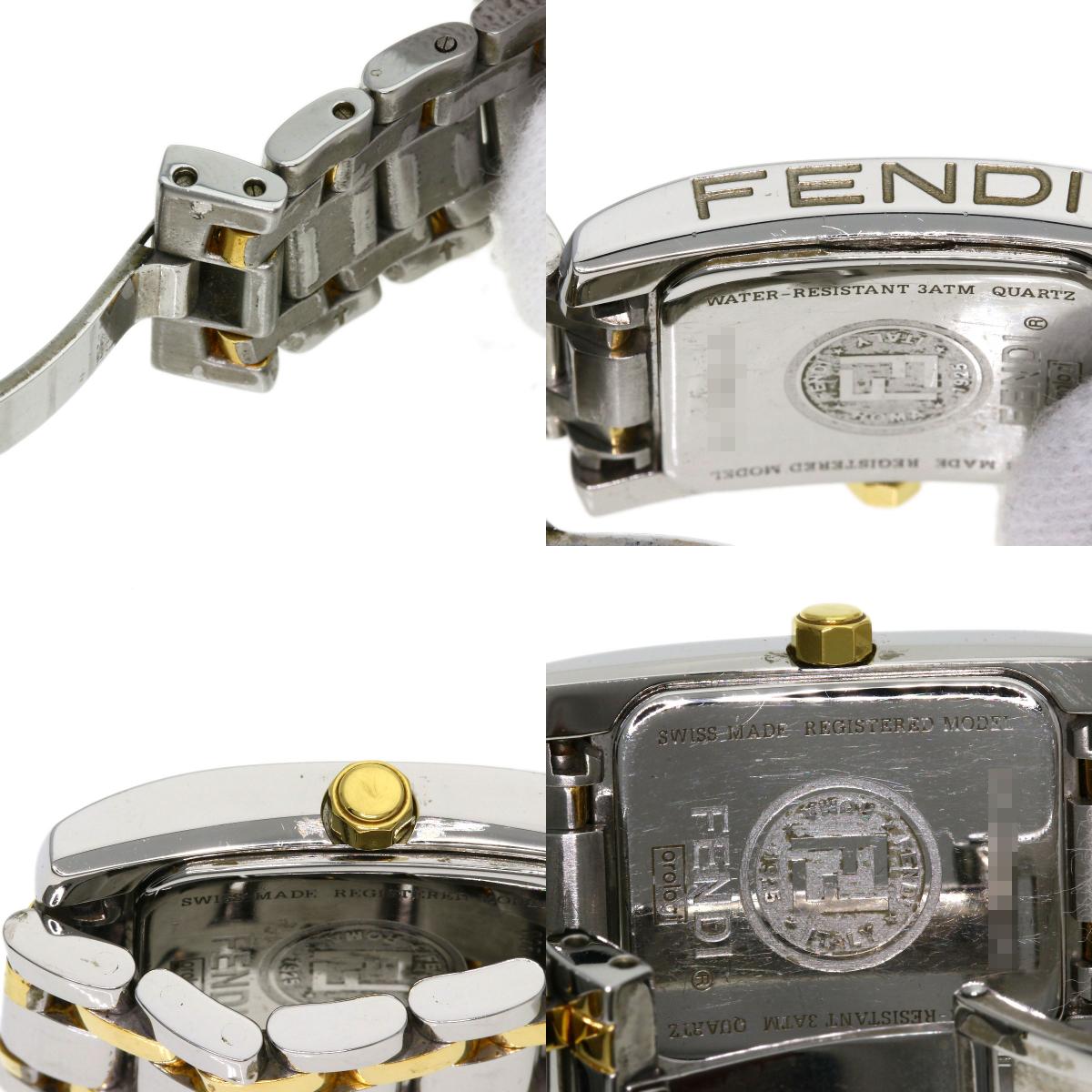 FENDI フェンディ 7000L スクエアフェイス 腕時計 SS レディース 中古