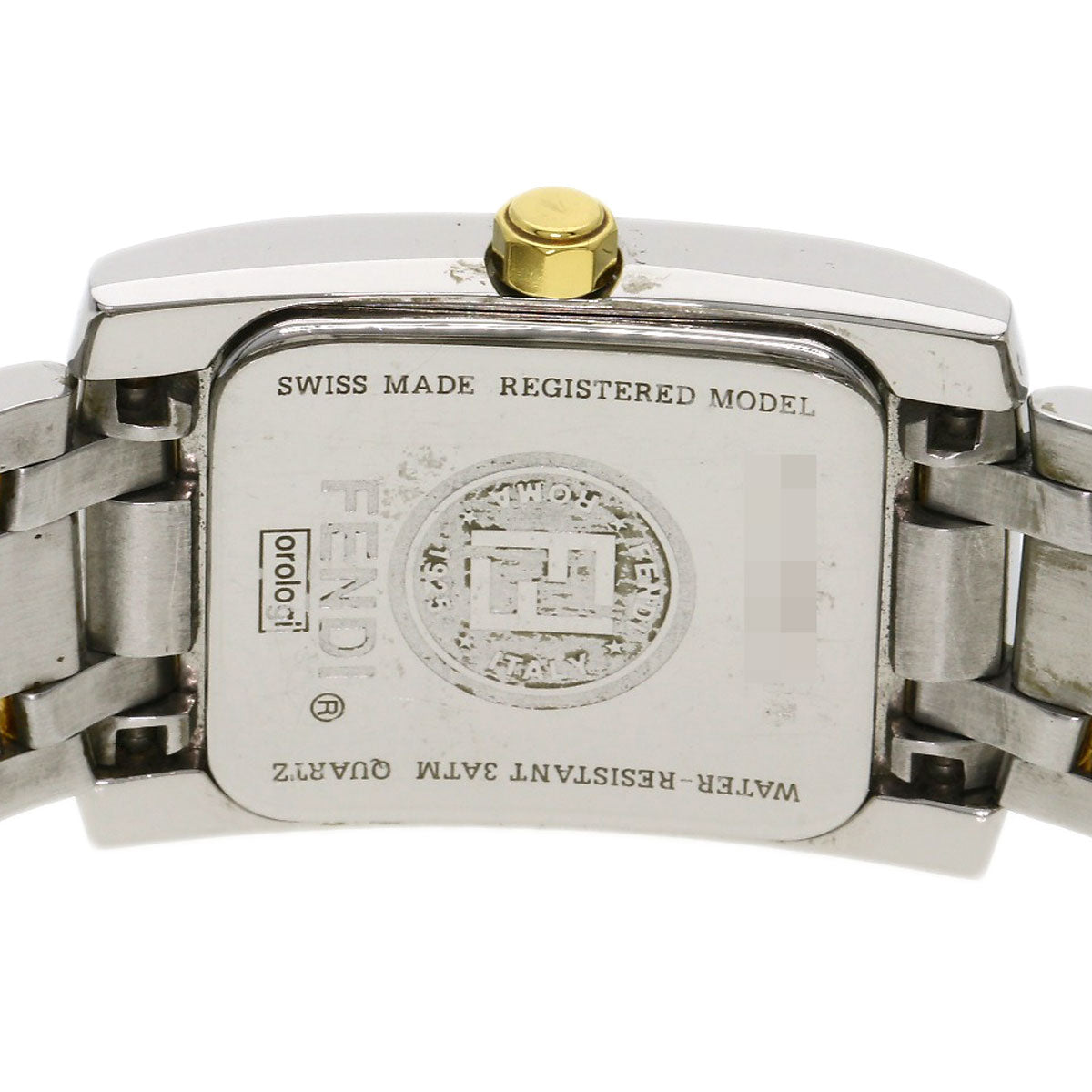 FENDI フェンディ 7000L スクエアフェイス 腕時計 SS レディース 中古
