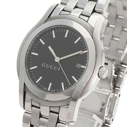 GUCCI グッチ 5500XL ラウンドフェイス 腕時計 SS メンズ 中古