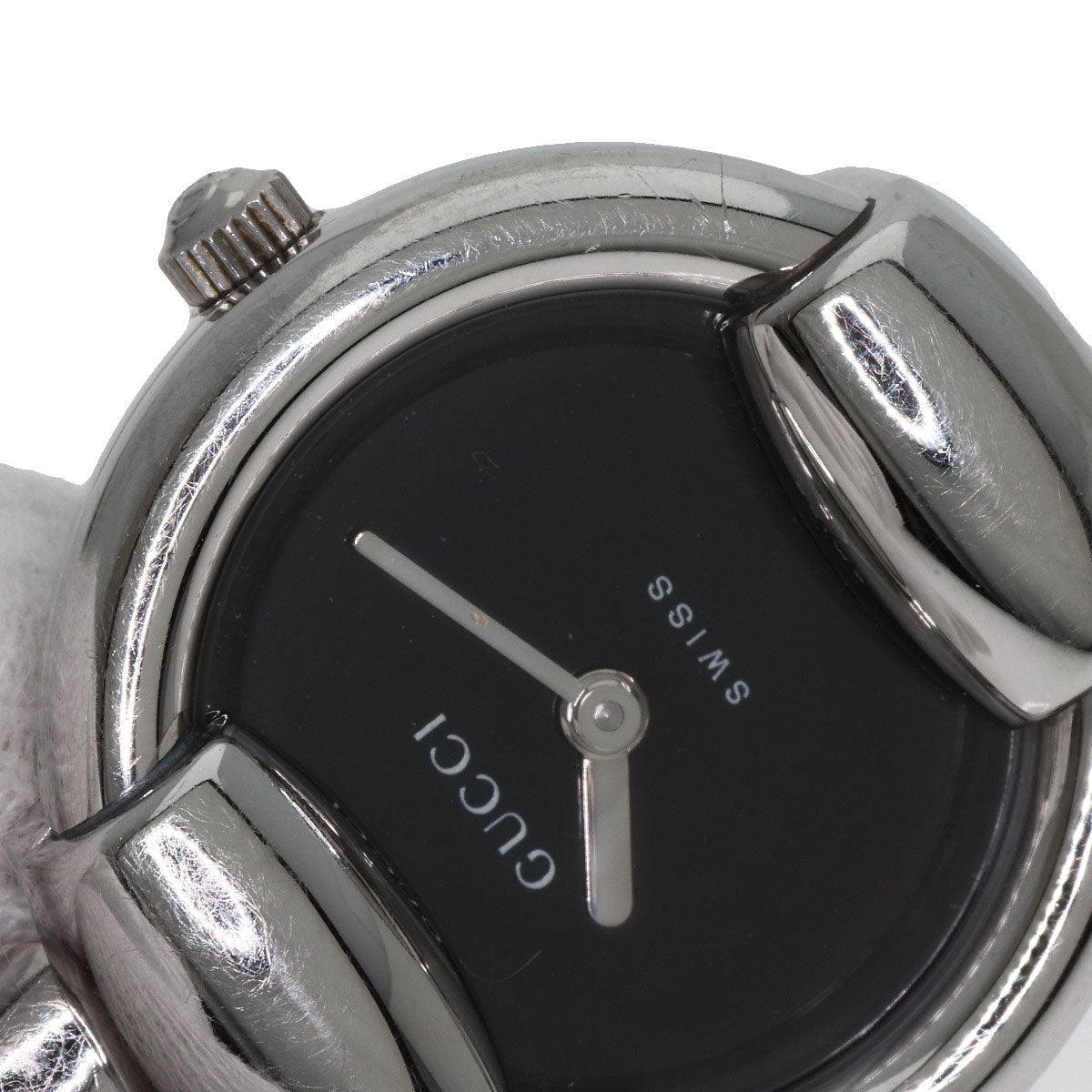 GUCCI グッチ 1400L ラウンドフェイス 腕時計 SS レディース 中古