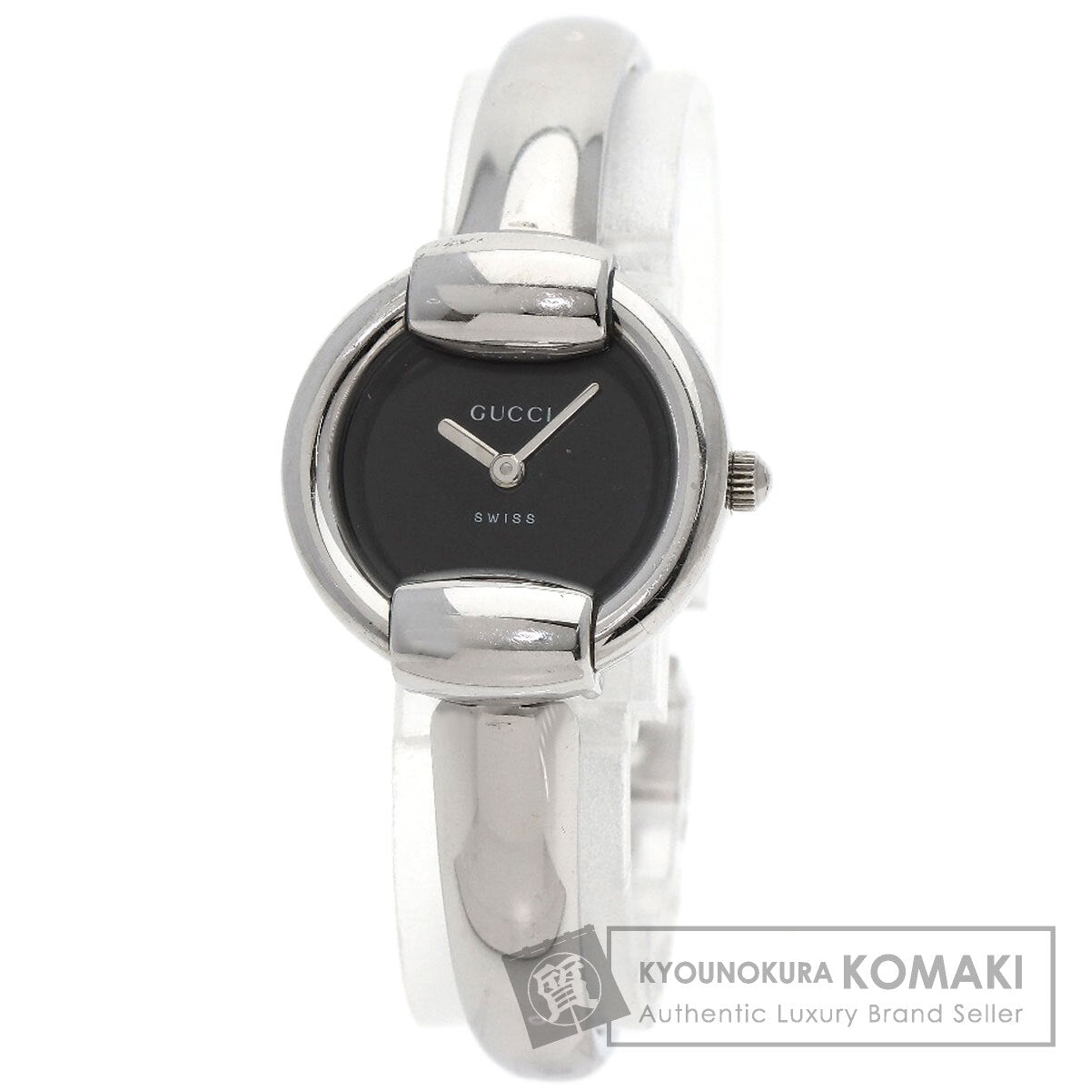 GUCCI グッチ 1400L ラウンドフェイス 腕時計 SS レディース 中古