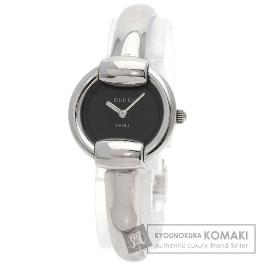 GUCCI グッチ 1400L ラウンドフェイス 腕時計 SS レディース 中古