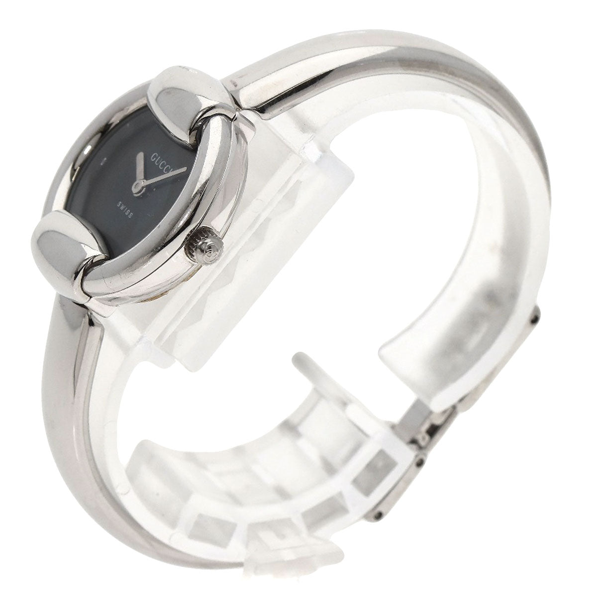 GUCCI グッチ 1400L ラウンドフェイス 腕時計 SS レディース 中古