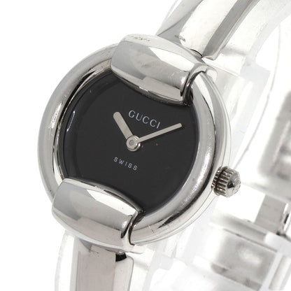 GUCCI グッチ 1400L ラウンドフェイス 腕時計 SS レディース 中古