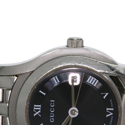 GUCCI グッチ 5500L ラウンドフェイス 腕時計 SS レディース 中古