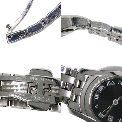 GUCCI グッチ 5500L ラウンドフェイス 腕時計 SS レディース 中古
