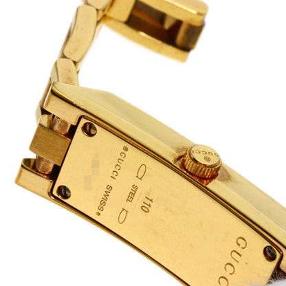 GUCCI グッチ YA110 GG スクエアフェイス 腕時計 GP レディース 中古