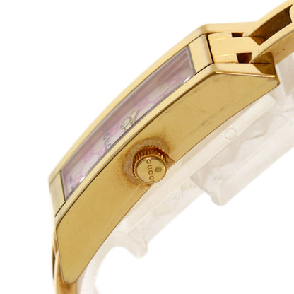 GUCCI グッチ YA110 GG スクエアフェイス 腕時計 GP レディース 中古