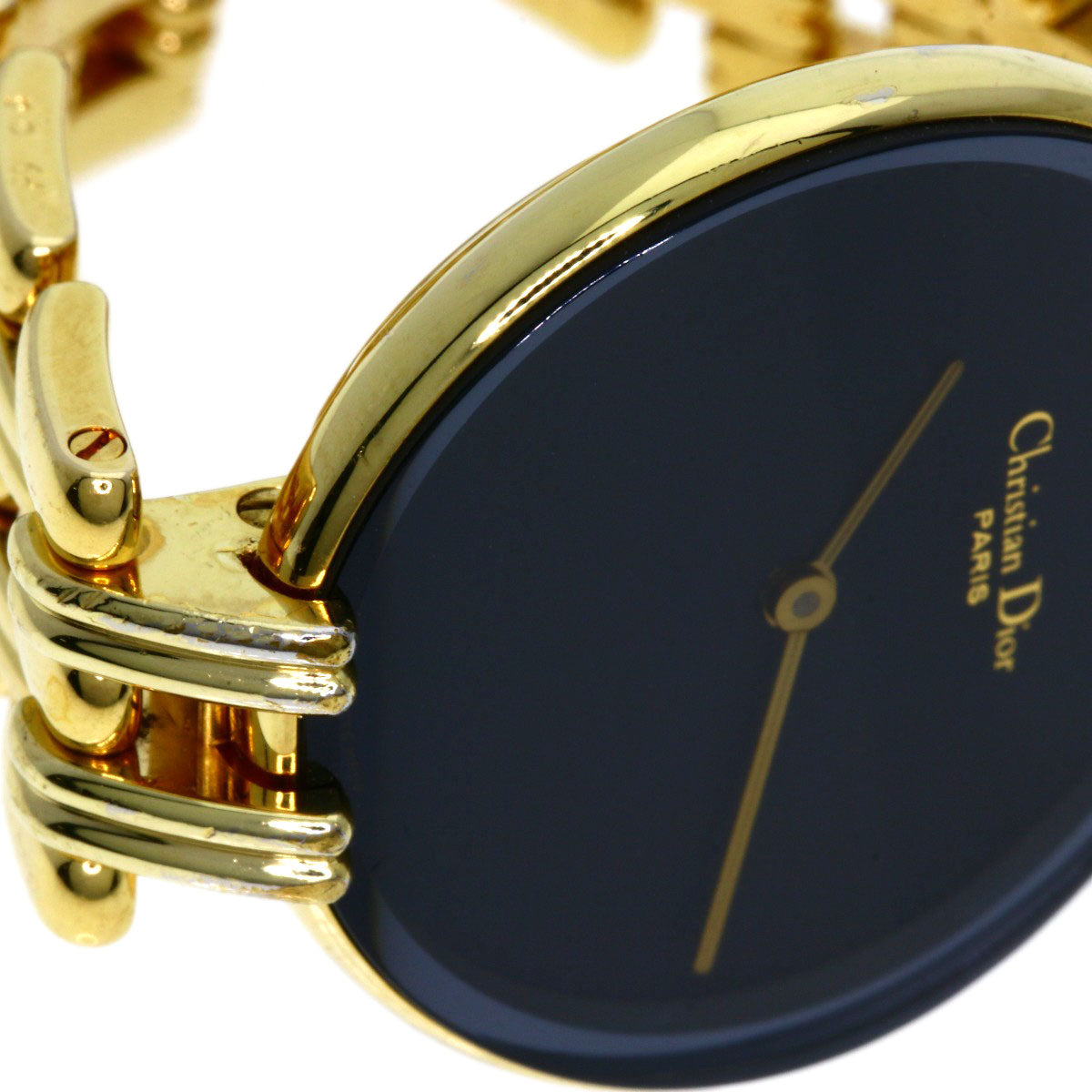 CHRISTIAN DIOR クリスチャンディオール D46-154-4 バキラ 腕時計 GP レディース 中古