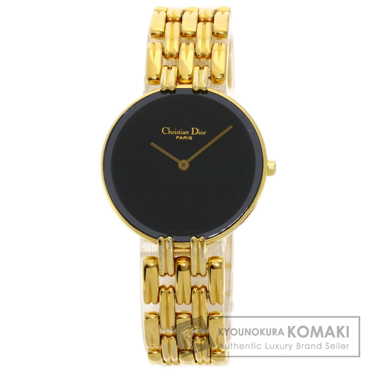 CHRISTIAN DIOR クリスチャンディオール D46-154-4 バキラ 腕時計 GP レディース 中古