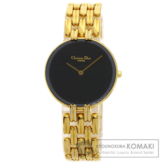 CHRISTIAN DIOR クリスチャンディオール D46-154-4 バキラ 腕時計 GP レディース 中古