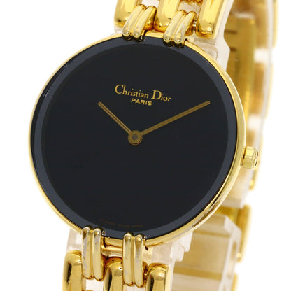 CHRISTIAN DIOR クリスチャンディオール D46-154-4 バキラ 腕時計 GP レディース 中古