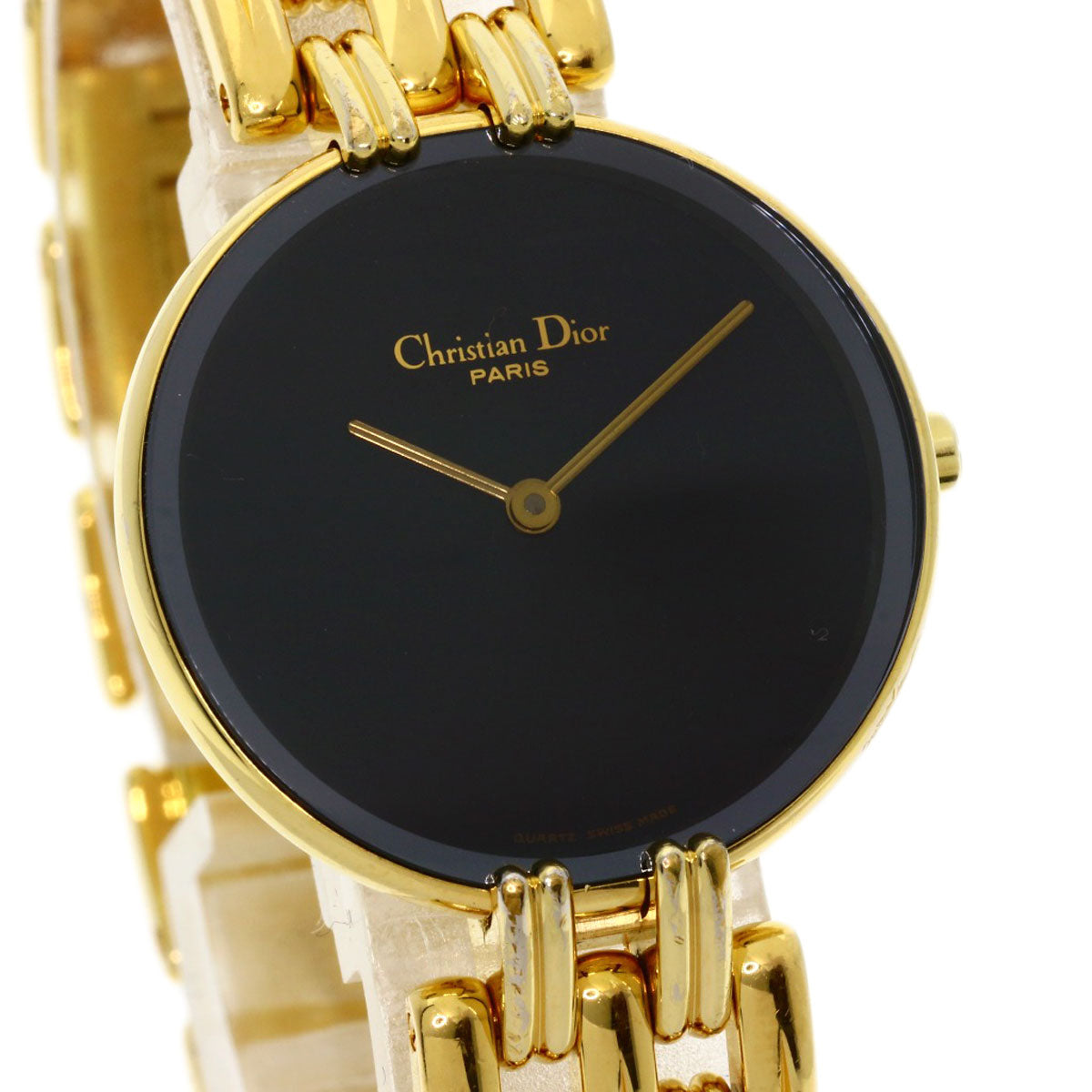 CHRISTIAN DIOR クリスチャンディオール D46-154-4 バキラ 腕時計 GP レディース 中古