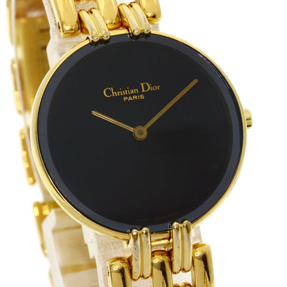 CHRISTIAN DIOR クリスチャンディオール D46-154-4 バキラ 腕時計 GP レディース 中古