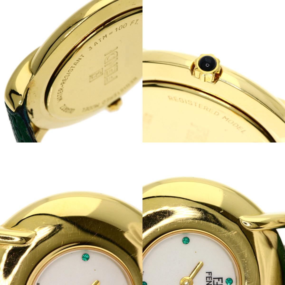 FENDI フェンディ 400J ラウンドフェイス 腕時計 GP ボーイズ 中古