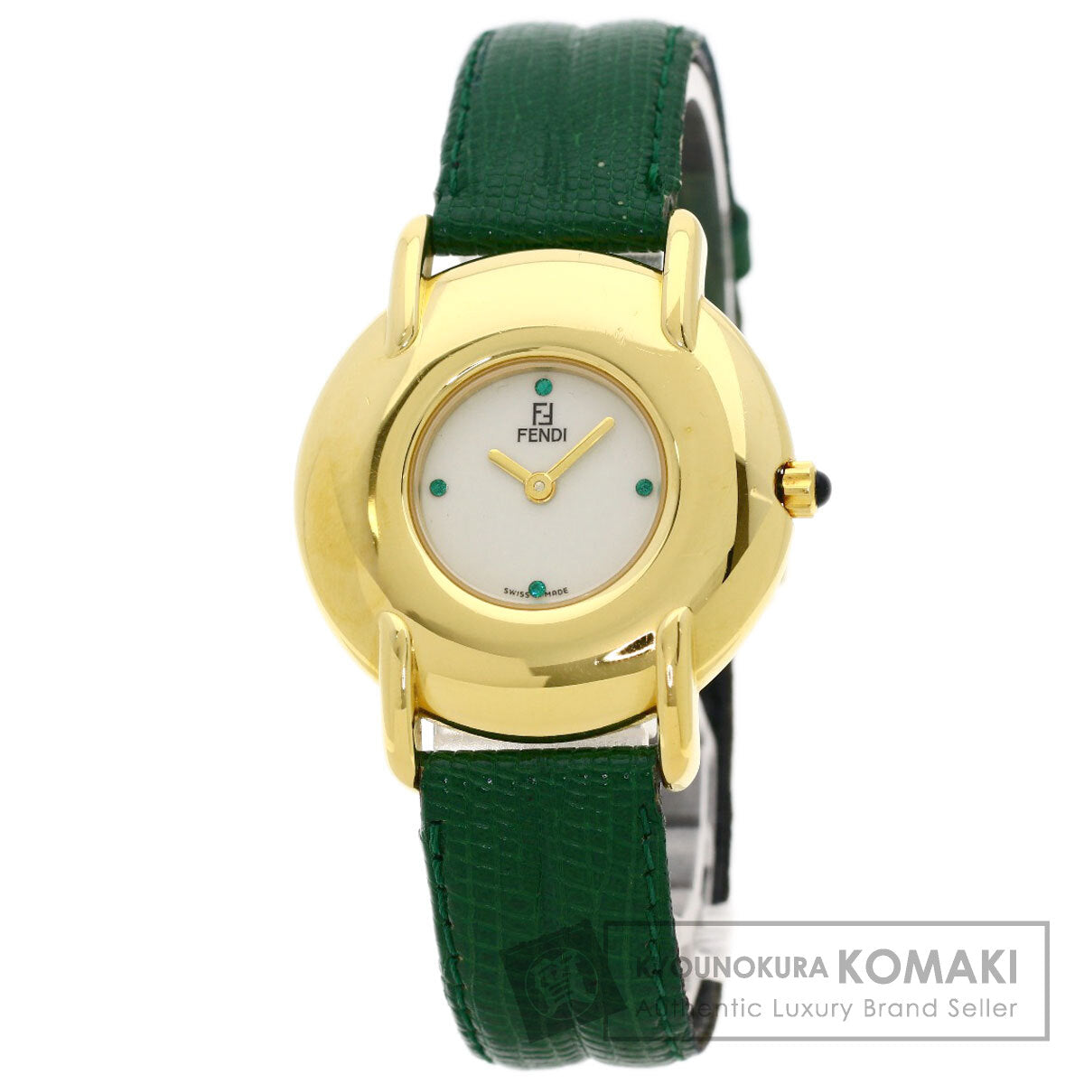 FENDI フェンディ 400J ラウンドフェイス 腕時計 GP ボーイズ 中古