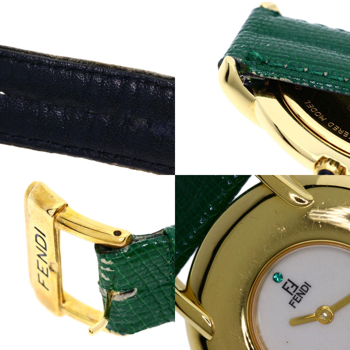 FENDI フェンディ 400J ラウンドフェイス 腕時計 GP ボーイズ 中古
