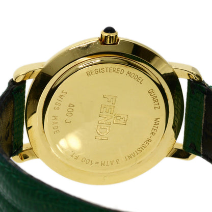FENDI フェンディ 400J ラウンドフェイス 腕時計 GP ボーイズ 中古
