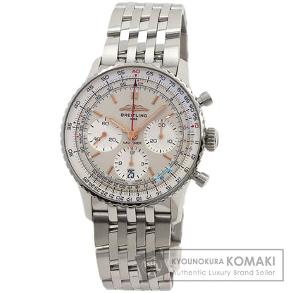 BREITLING ブライトリング AB0139211G1A1 ナビタイマーB01 クロノグラフ41 腕時計 SS メンズ 中古
