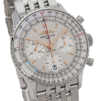BREITLING ブライトリング AB0139211G1A1 ナビタイマーB01 クロノグラフ41 腕時計 SS メンズ 中古