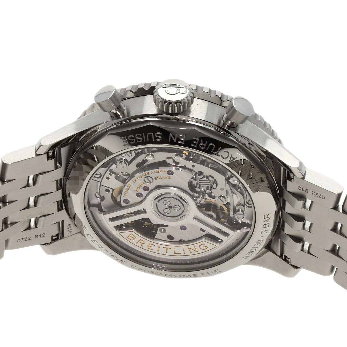 BREITLING ブライトリング AB0139211G1A1 ナビタイマーB01 クロノグラフ41 腕時計 SS メンズ 中古