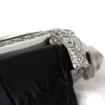 CARTIER カルティエ WA504351 トーチュ LM ケース ベゼル ダイヤモンド 腕時計 K18WG メンズ 中古