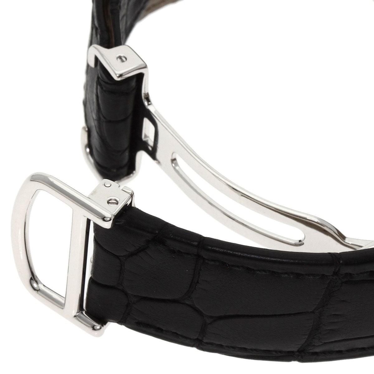 CARTIER カルティエ WA504351 トーチュ LM ケース ベゼル ダイヤモンド 腕時計 K18WG メンズ 中古