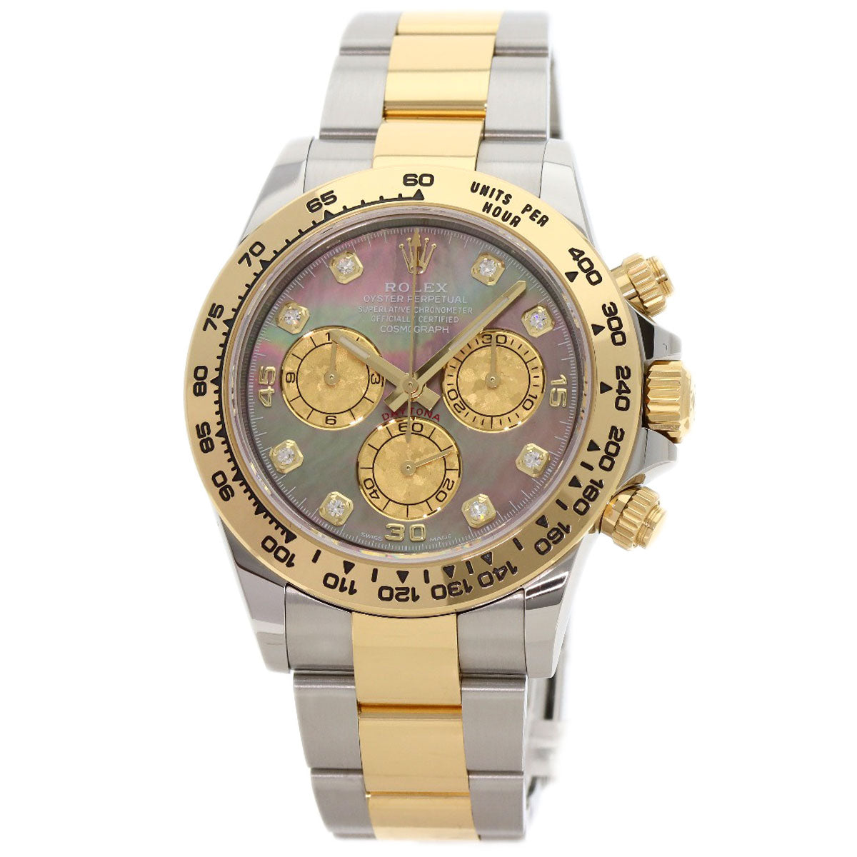 ROLEX ロレックス 116503NG コスモグラフ デイトナ 8P ダイヤモンド 腕時計 SS メンズ 中古