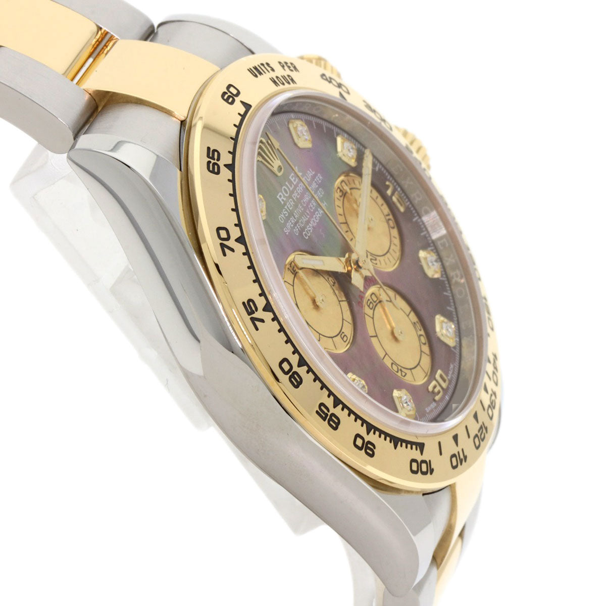 ROLEX ロレックス 116503NG コスモグラフ デイトナ 8P ダイヤモンド 腕時計 SS メンズ 中古