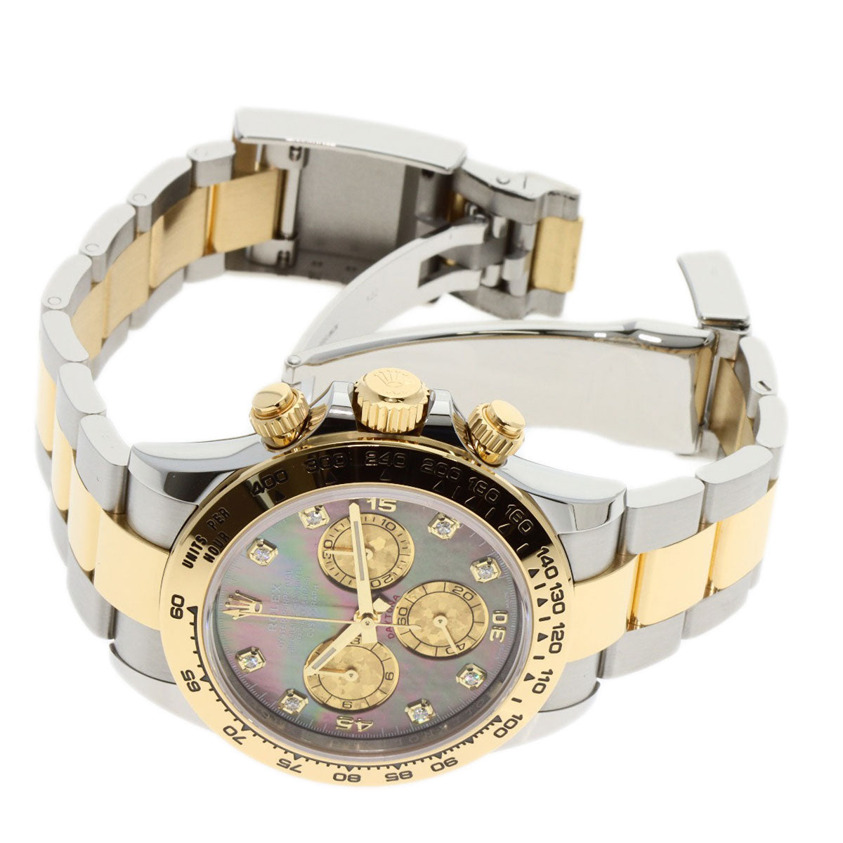 ROLEX ロレックス 116503NG コスモグラフ デイトナ 8P ダイヤモンド 腕時計 SS メンズ 中古