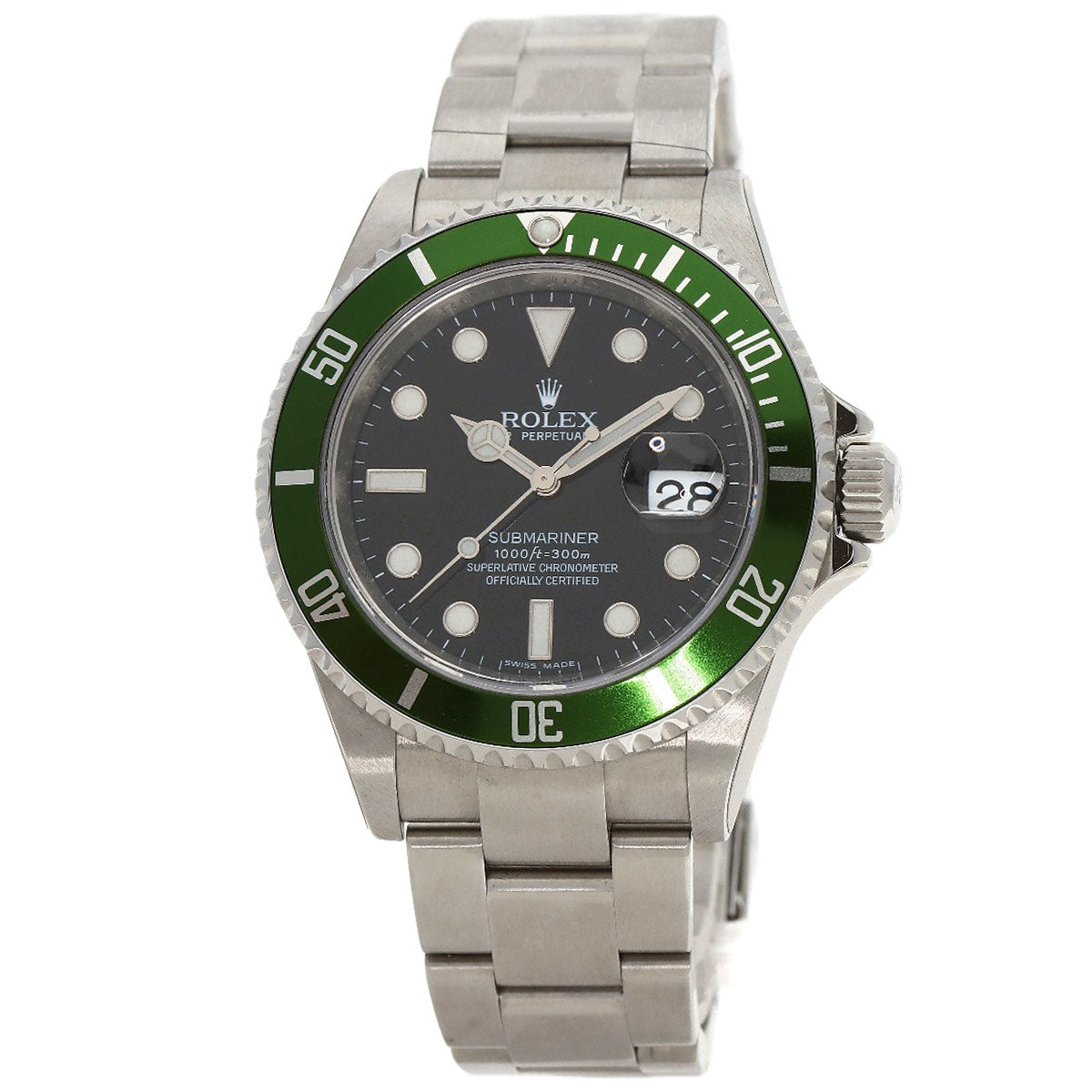 ROLEX ロレックス 16610L サブマリーナ デイト 未使用 シール付 腕時計 SS メンズ 中古