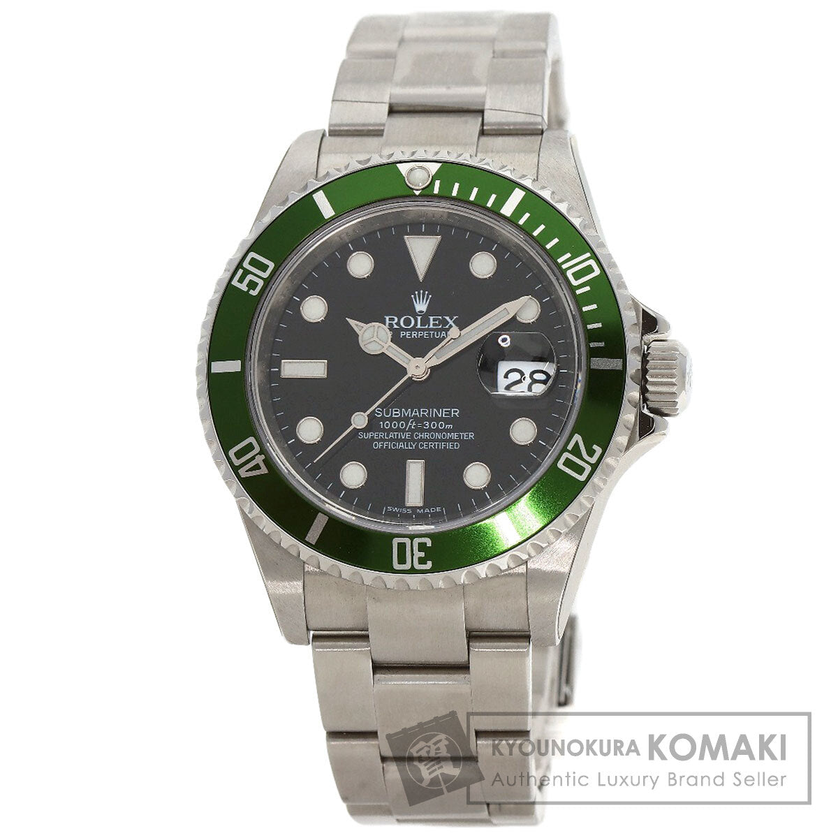 ROLEX ロレックス 16610L サブマリーナ デイト 未使用 シール付 腕時計 SS メンズ 中古