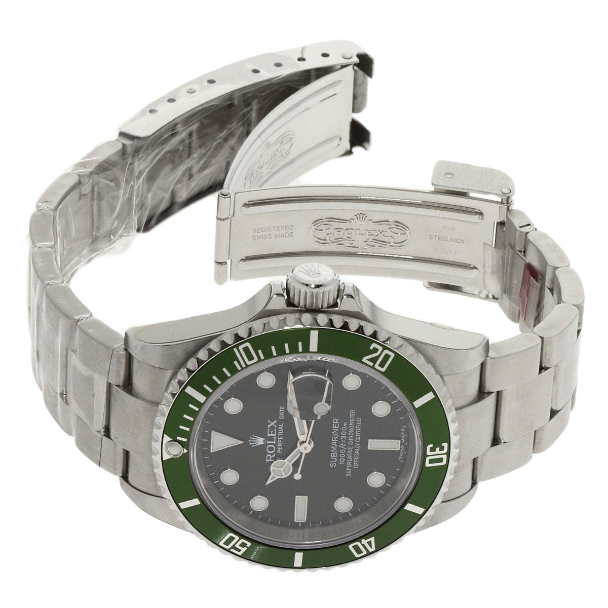 ROLEX ロレックス 16610L サブマリーナ デイト 未使用 シール付 腕時計 SS メンズ 中古
