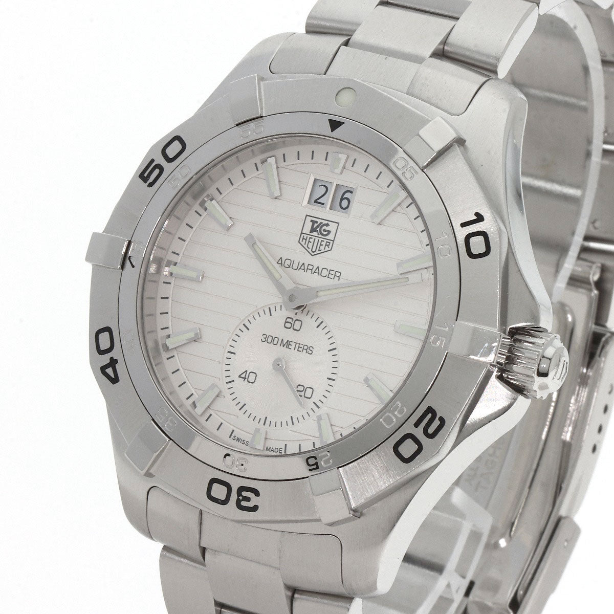 TAG HEUER タグホイヤー WAF1015.BA0822 アクアレーサー グランドデイト 腕時計 SS メンズ 中古
