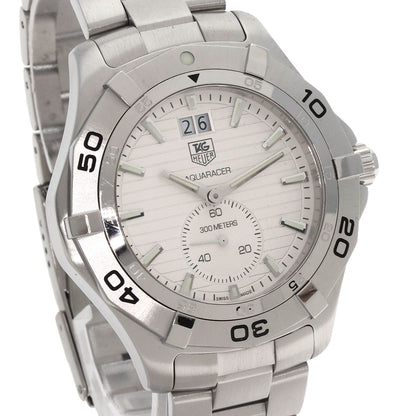 TAG HEUER タグホイヤー WAF1015.BA0822 アクアレーサー グランドデイト 腕時計 SS メンズ 中古