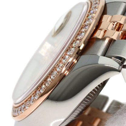 ROLEX ロレックス 279381RBR デイトジャスト 9P スター ダイヤモンド IX ダイヤモンド 腕時計 SS レディース 中古