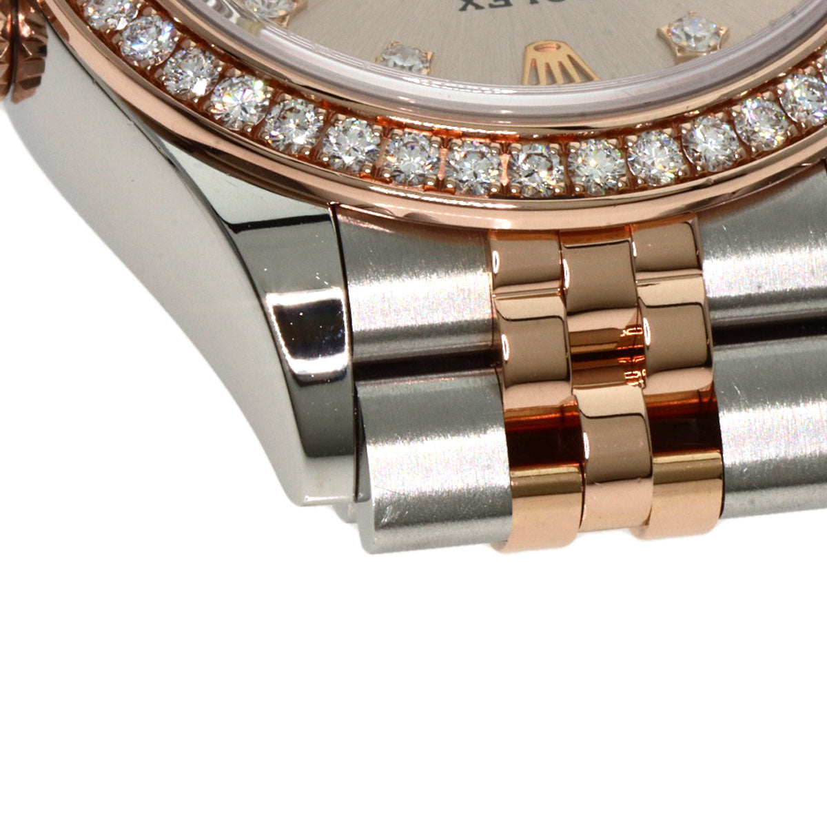 ROLEX ロレックス 279381RBR デイトジャスト 9P スター ダイヤモンド IX ダイヤモンド 腕時計 SS レディース 中古