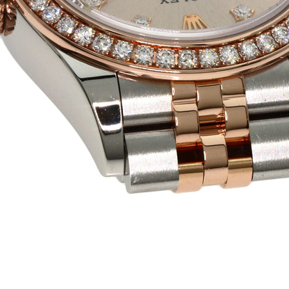 ROLEX ロレックス 279381RBR デイトジャスト 9P スター ダイヤモンド IX ダイヤモンド 腕時計 SS レディース 中古