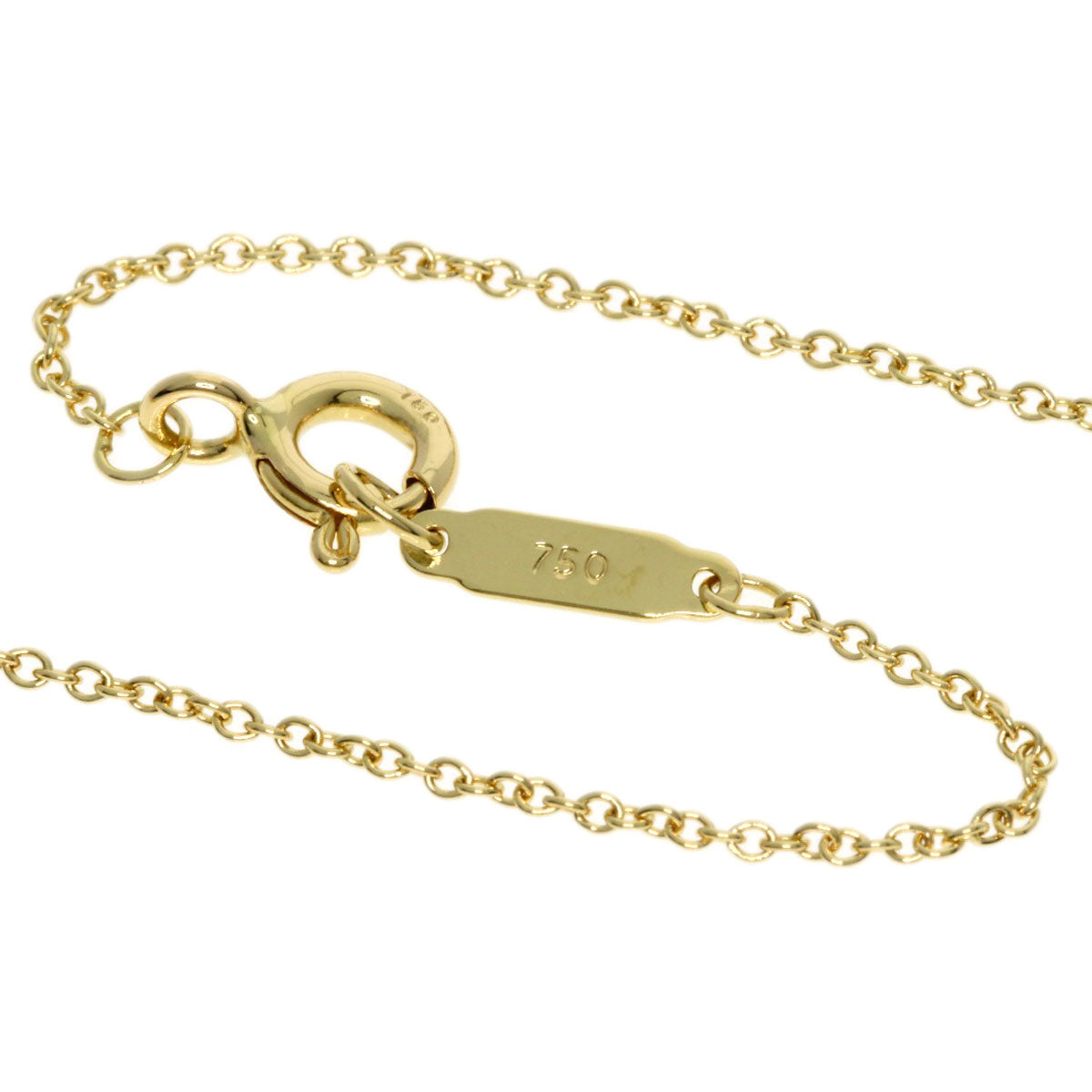 TIFFANY&Co. ティファニー センチメンタル ハート ダイヤモンド ネックレス K18YG レディース 中古