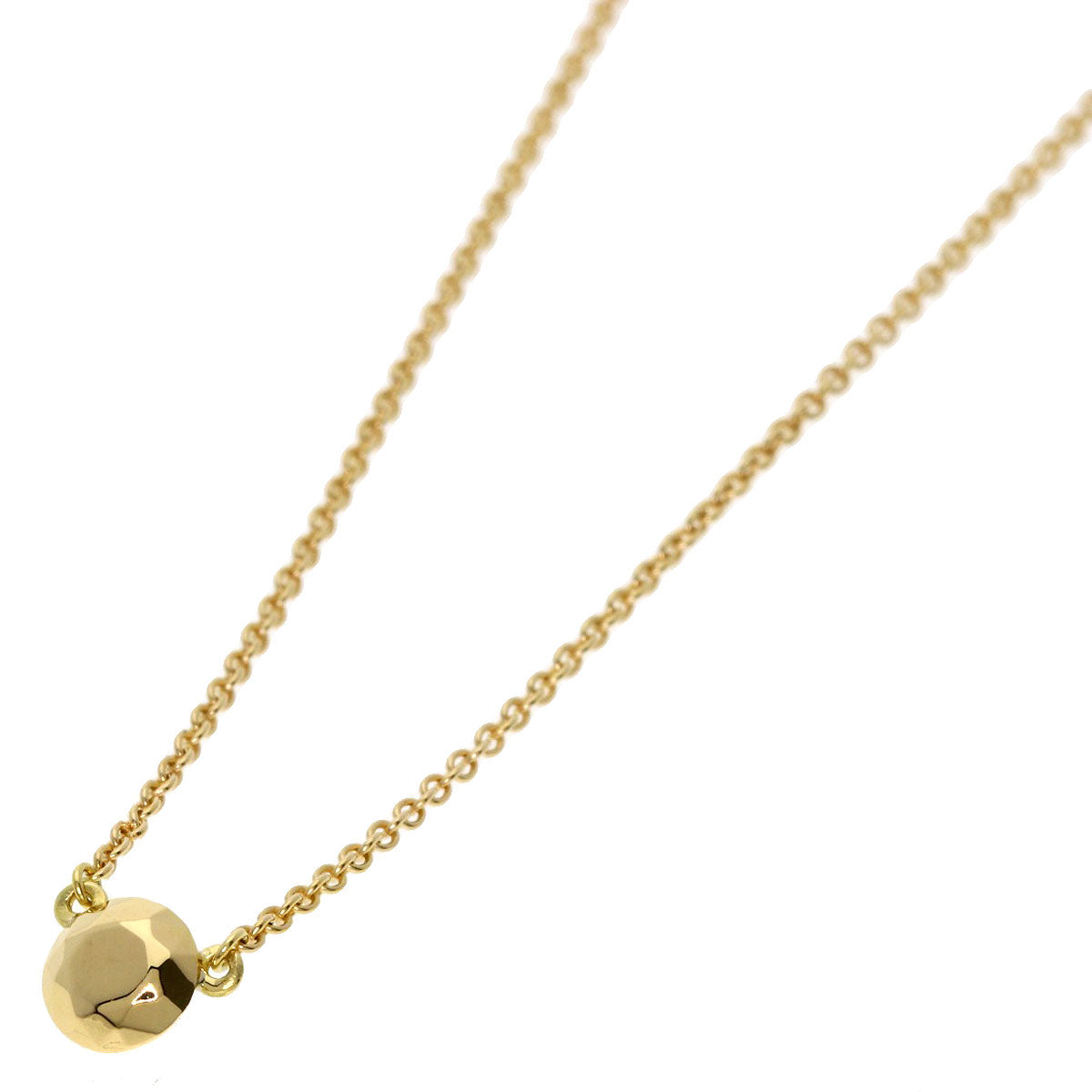 TIFFANY&Co. ティファニー ファセット ダイヤモンド ネックレス K18YG レディース 中古