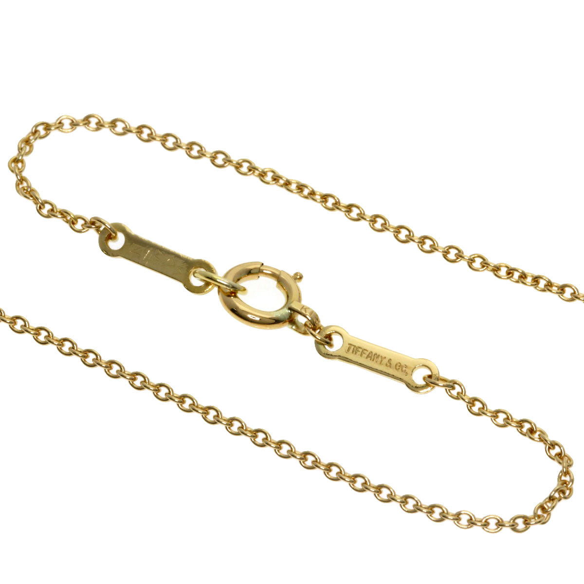 TIFFANY&Co. ティファニー ファセット ダイヤモンド ネックレス K18YG レディース 中古