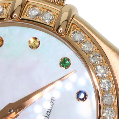OMEGA オメガ 1158.79.00 コンステレーション ダイヤモンド アイリス 腕時計 K18PG レディース 中古