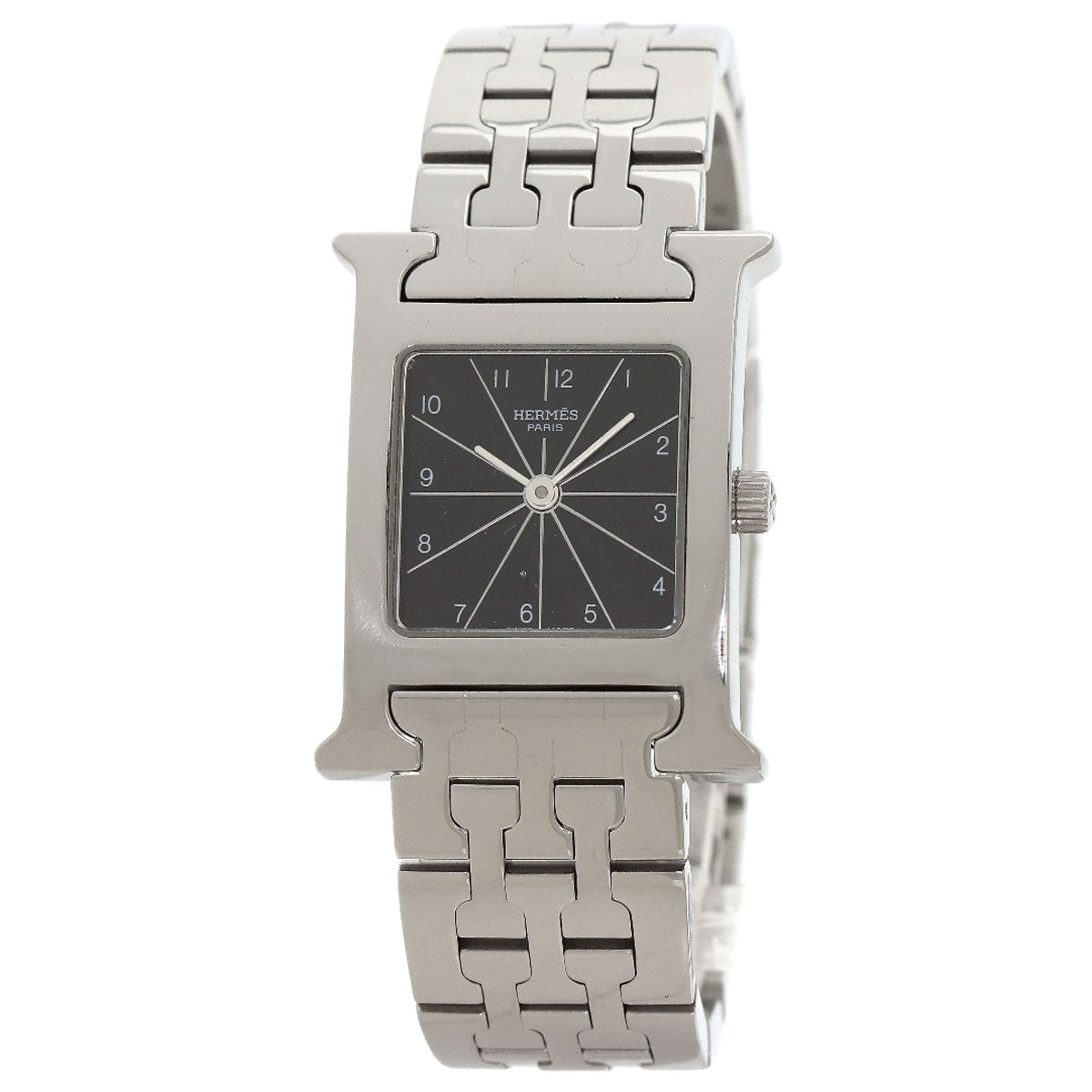 HERMES エルメス HH1.210 Hウォッチ 腕時計 SS レディース 中古
