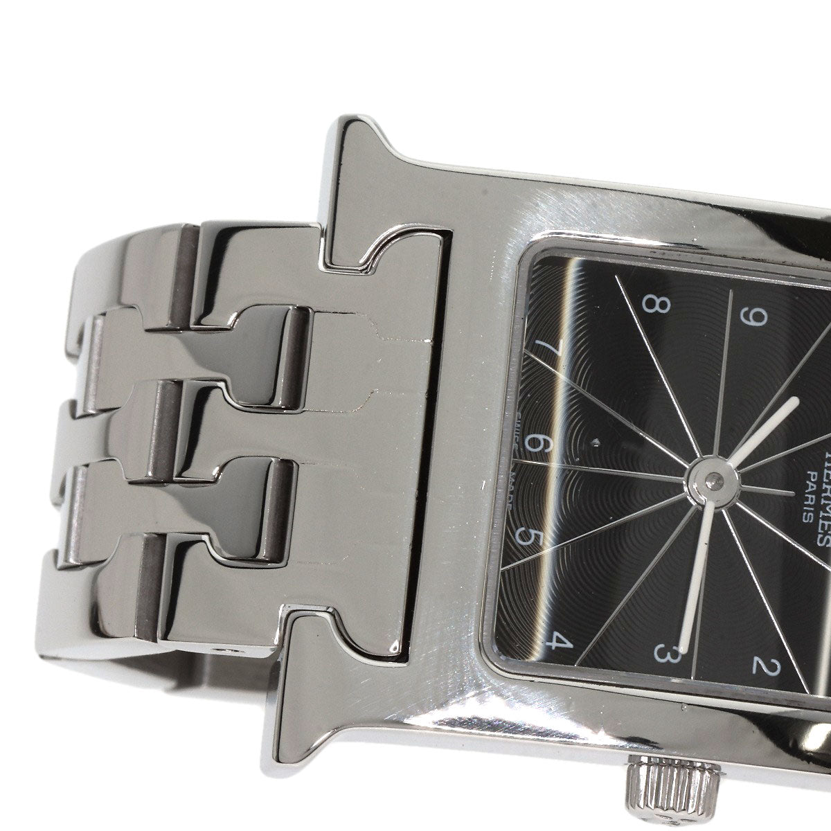 HERMES エルメス HH1.210 Hウォッチ 腕時計 SS レディース 中古