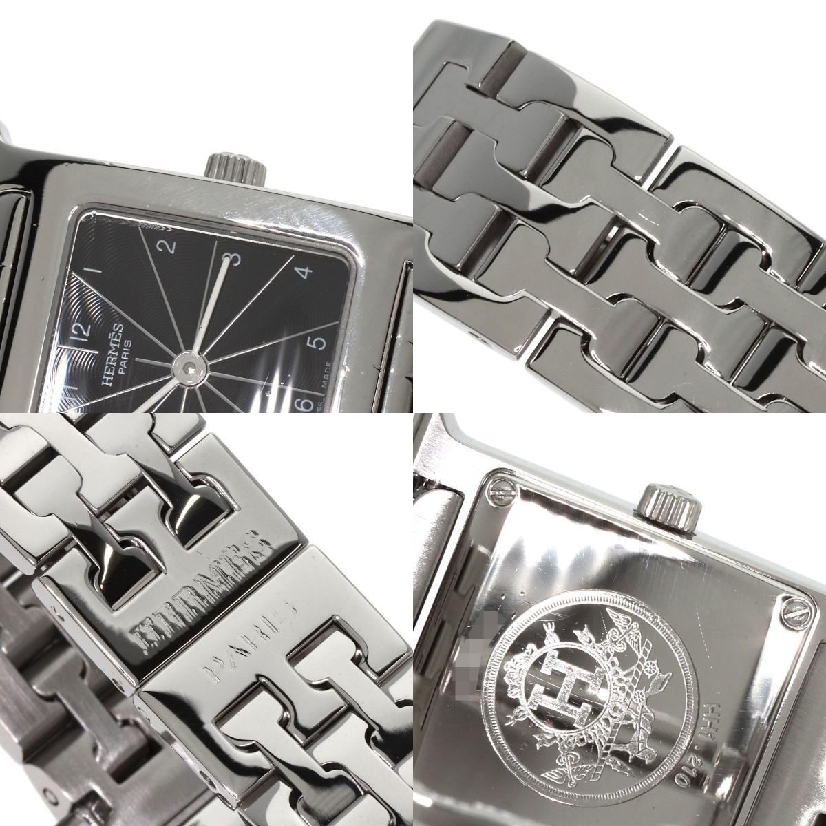 HERMES エルメス HH1.210 Hウォッチ 腕時計 SS レディース 中古